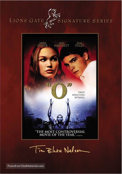 O - DVD movie cover