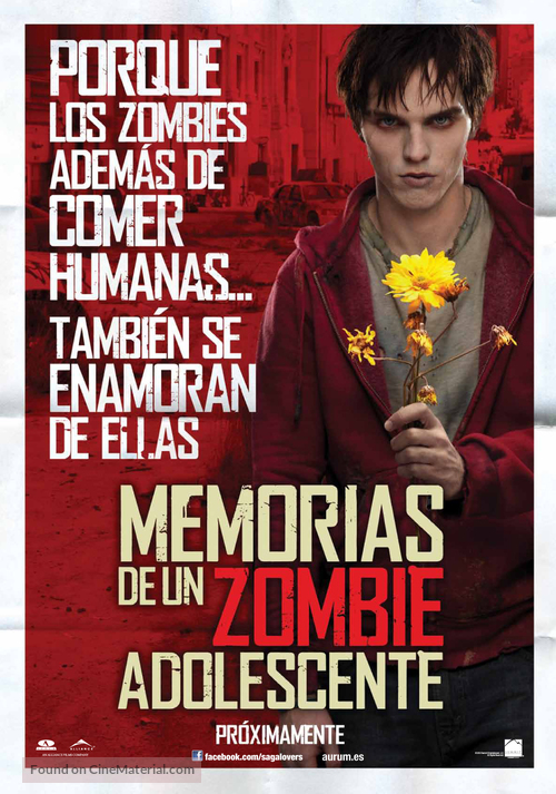 Warm Bodies - Spanish Movie Poster