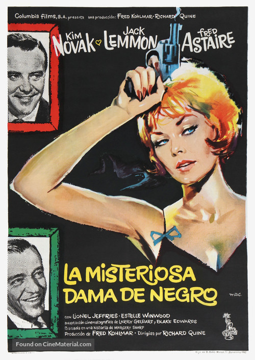 The Notorious Landlady - Spanish Movie Poster