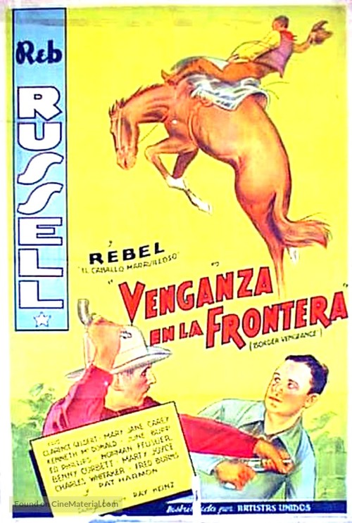 Border Vengeance - Spanish Movie Poster