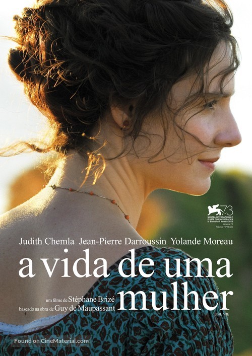 Une vie - Portuguese Movie Poster