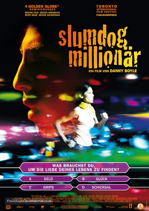 Slumdog Millionaire - German Movie Poster