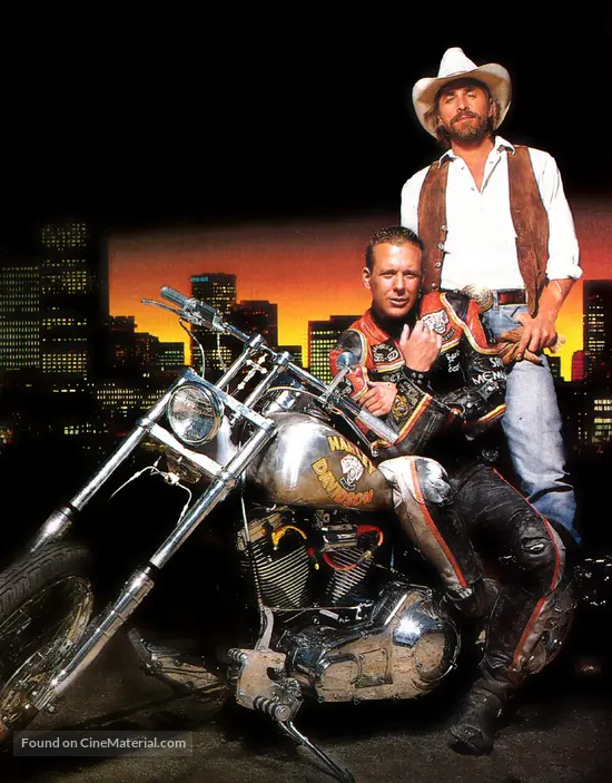 Harley Davidson and the Marlboro Man 1991 German key art Harley Davidson and the Marlboro Man 1991 German key art
