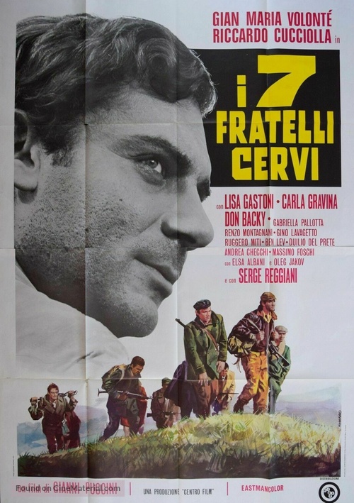 I sette fratelli Cervi - Italian Movie Poster