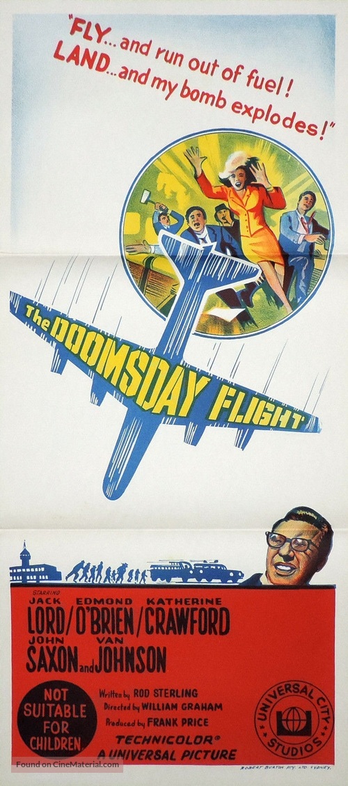 The Doomsday Flight (1966) Australian movie poster