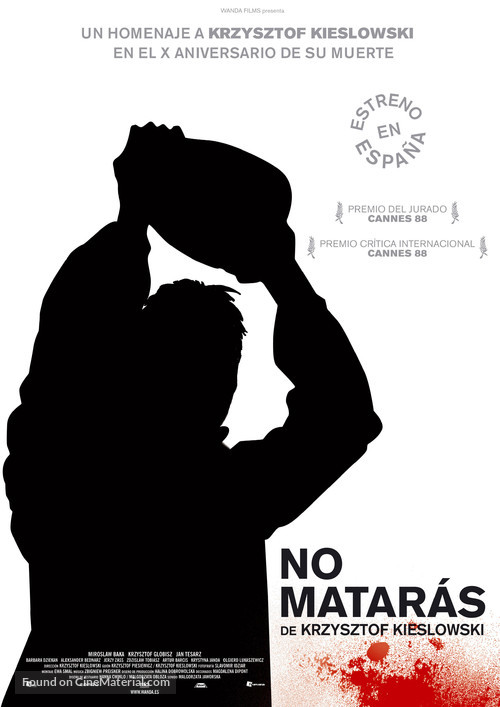 Kr&oacute;tki film o zabijaniu - Spanish Movie Poster