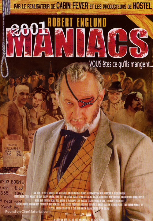 2001 Maniacs - French DVD movie cover