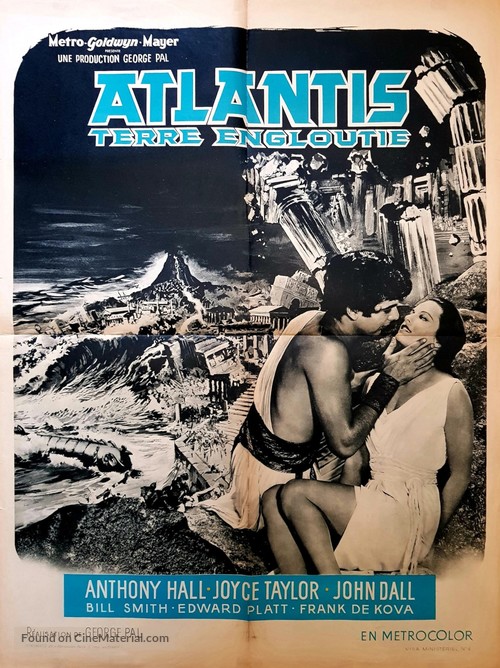 Atlantis, the Lost Continent - French Movie Poster