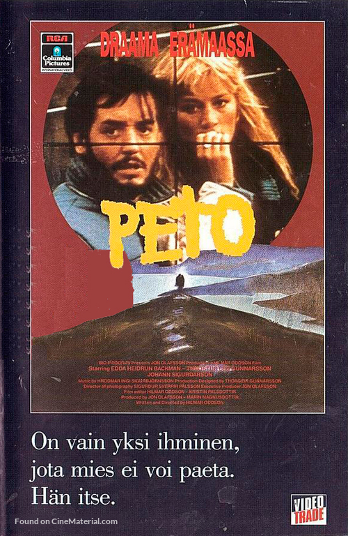 Eins og skepnan deyr - Finnish VHS movie cover