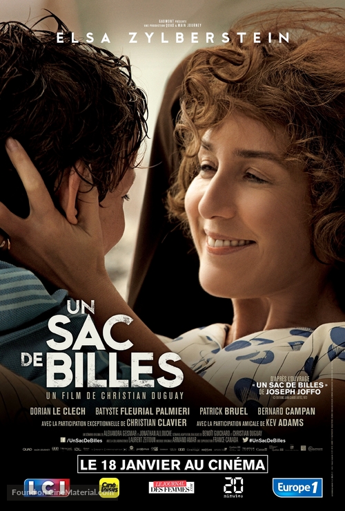 Un sac de billes - French Movie Poster