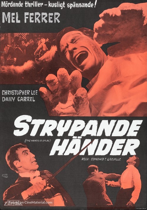 The Hands of Orlac - Swedish Movie Poster