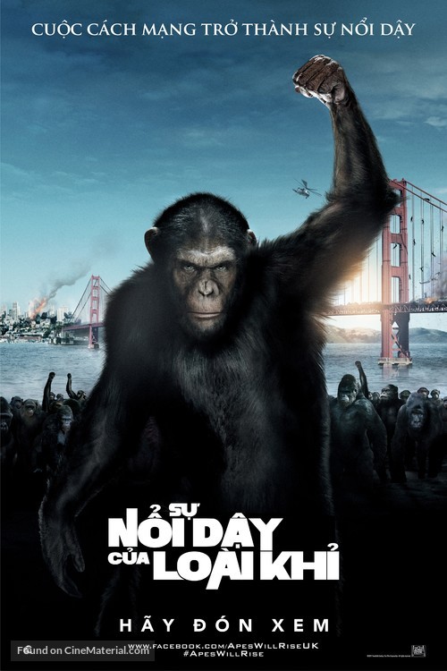 Rise of the Planet of the Apes - Vietnamese Movie Poster