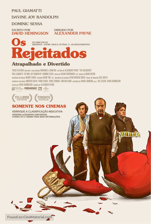 The Holdovers - Brazilian Movie Poster