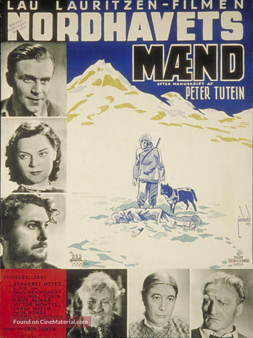 Nordhavets m&aelig;nd - Danish Movie Poster