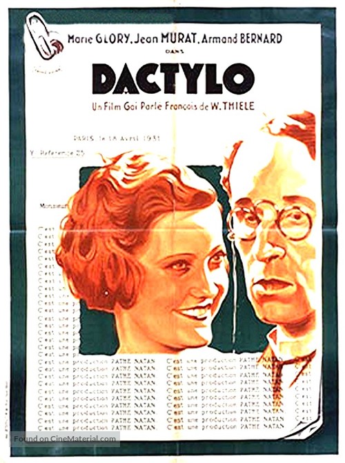 Dactylo - French Movie Poster