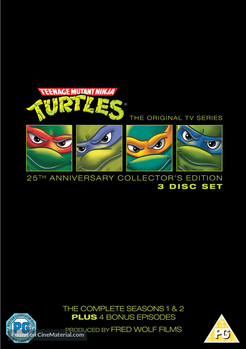 &quot;Teenage Mutant Ninja Turtles&quot; - British DVD movie cover