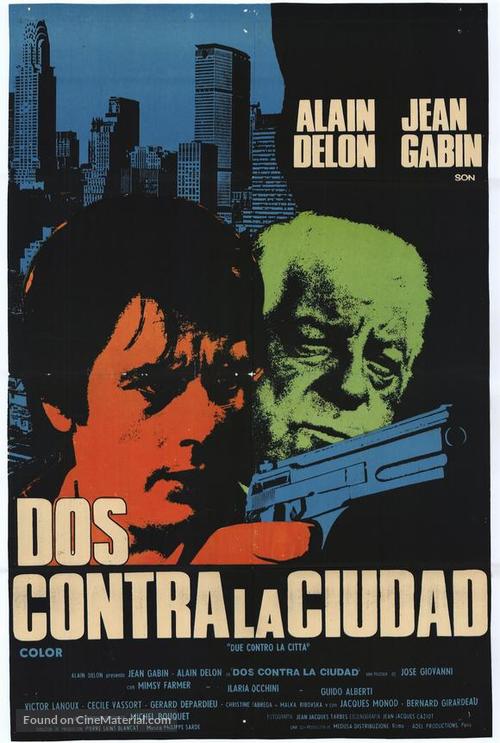 Deux hommes dans la ville - Argentinian Movie Poster