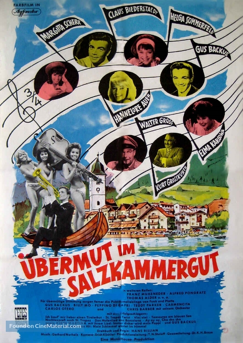 &Uuml;bermut im Salzkammergut - German Movie Poster