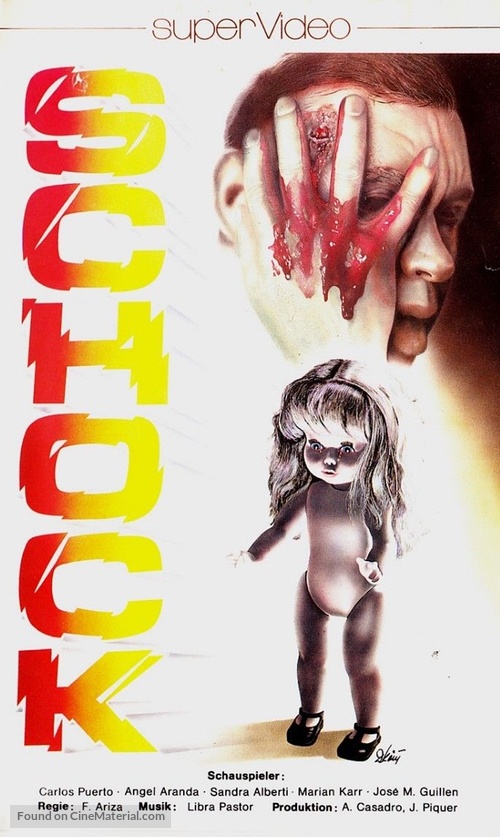 Escalofr&iacute;o - German VHS movie cover