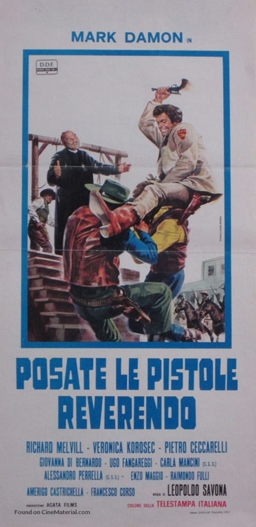 Posate le pistole, reverendo - Italian Movie Poster