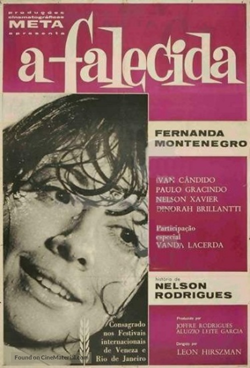 A Falecida - Brazilian DVD movie cover