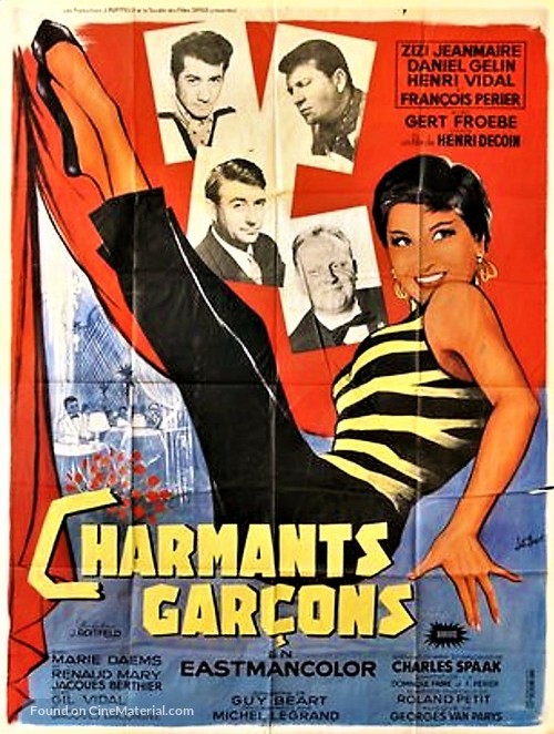 Charmants gar&ccedil;ons - French Movie Poster