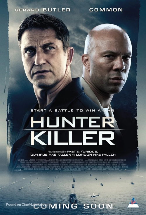 Hunter Killer - South African Movie Poster