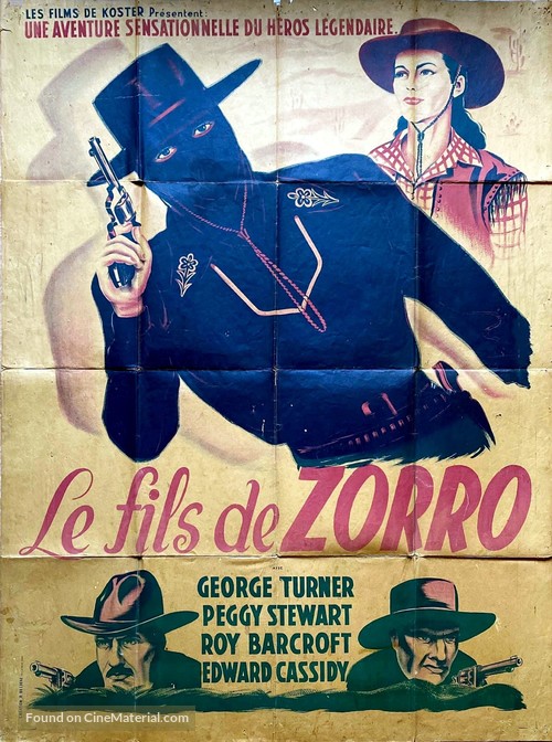 Son of Zorro - French Movie Poster