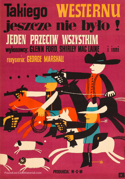 The Sheepman - Polish Movie Poster