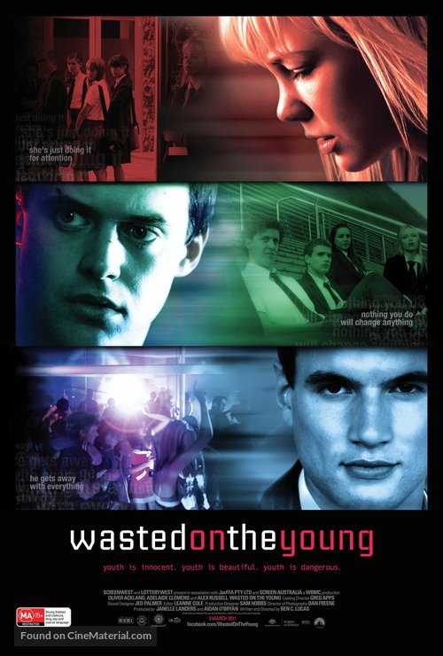 Wasted on the Young - Australian Movie Poster