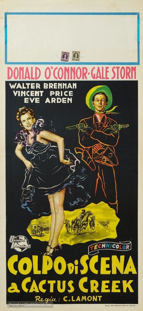 Curtain Call at Cactus Creek - Italian Movie Poster