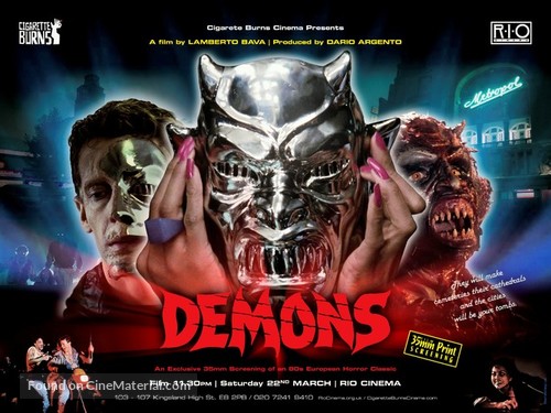 Demoni - British Movie Poster