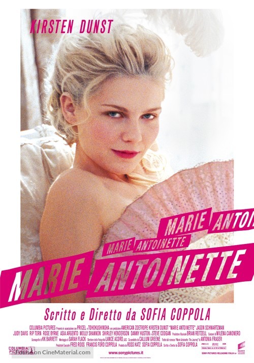 Marie Antoinette - Italian Movie Poster