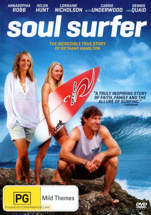Soul Surfer - Australian DVD movie cover