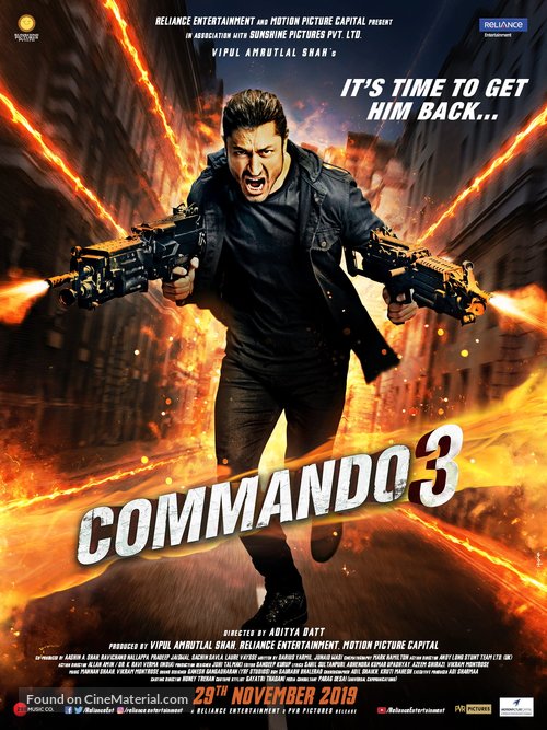 Commando 3 - Indian Movie Poster