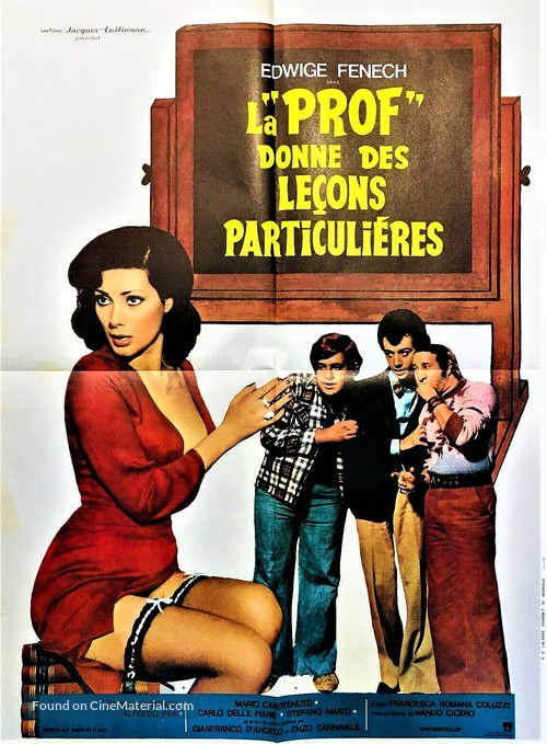 L&#039;insegnante - French Movie Poster