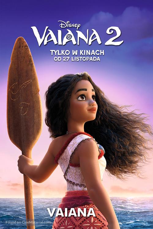 Moana 2 - Polish Movie Poster