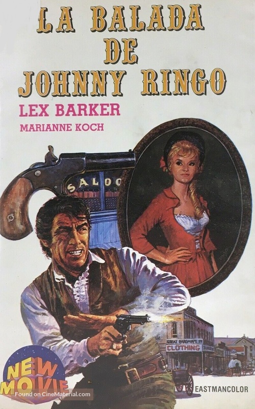 La balada de Johnny Ringo - Spanish VHS movie cover