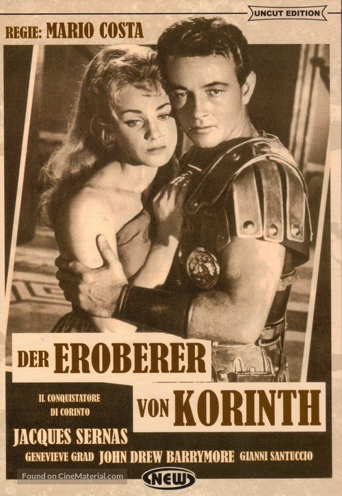 Il conquistatore di Corinto - German DVD movie cover