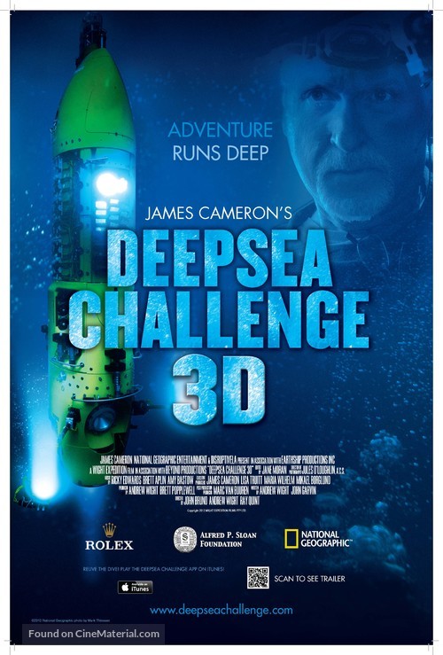 Deepsea Challenge 3D - Movie Poster