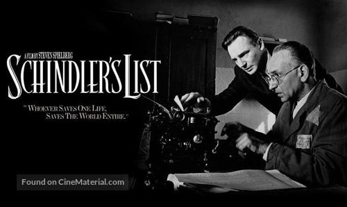 Schindler&#039;s List - Movie Poster