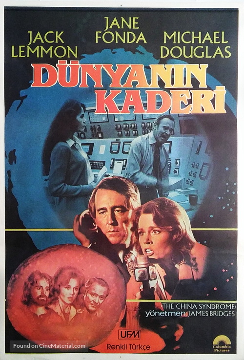 The China Syndrome - Turkish Movie Poster