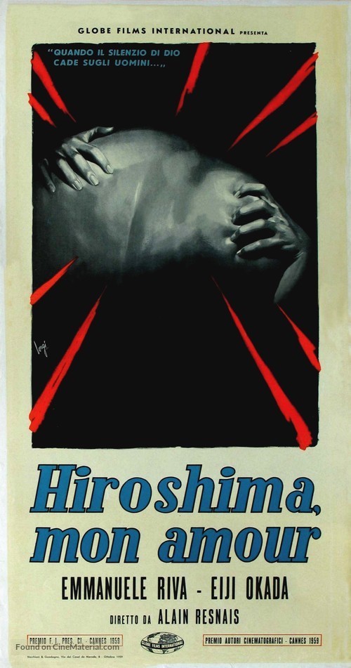 Hiroshima mon amour - Italian Movie Poster