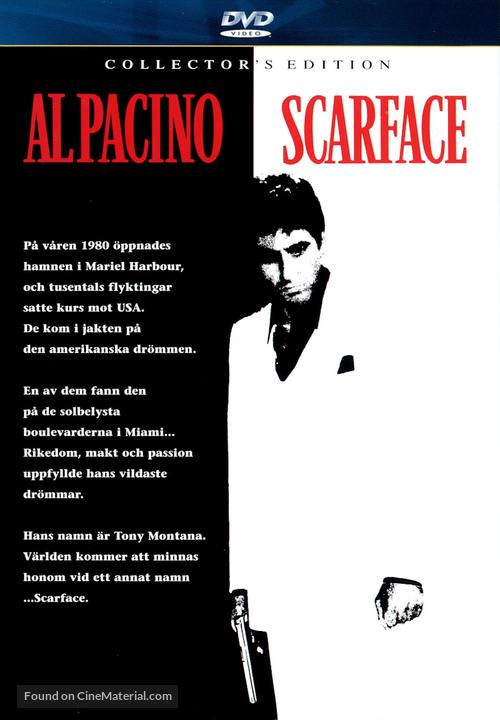 Scarface - Swedish DVD movie cover