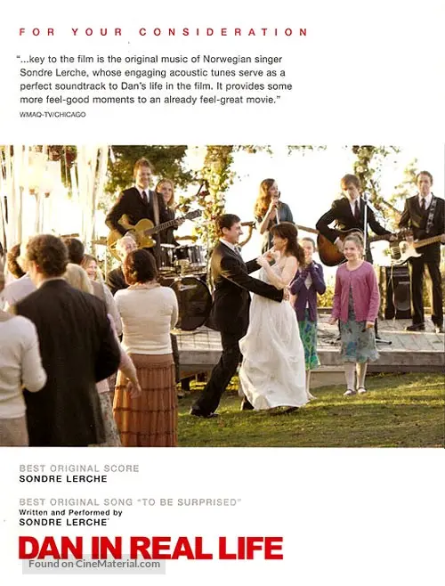 Dan In Real Life 2007 For Your Consideration Movie Poster