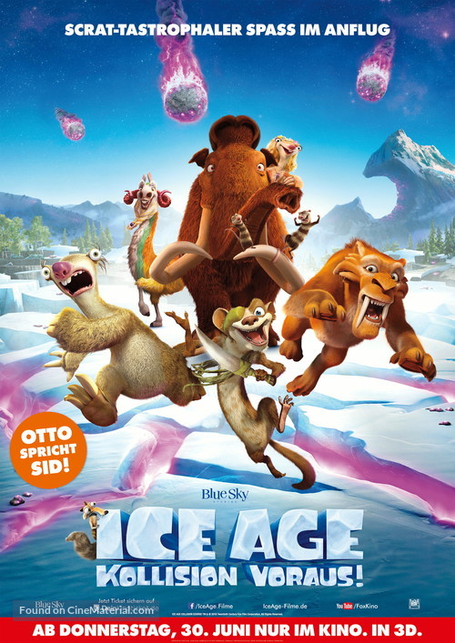 Ice Age: Collision Course - German Movie Poster