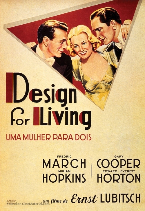 Design for Living - Portuguese DVD movie cover