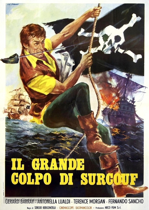 Il grande colpo di Surcouf - Italian Movie Poster