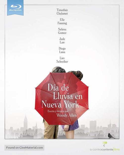A Rainy Day in New York - Spanish Blu-Ray movie cover