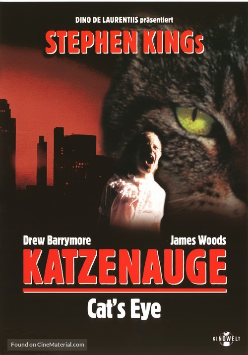 Cat&#039;s Eye - German DVD movie cover